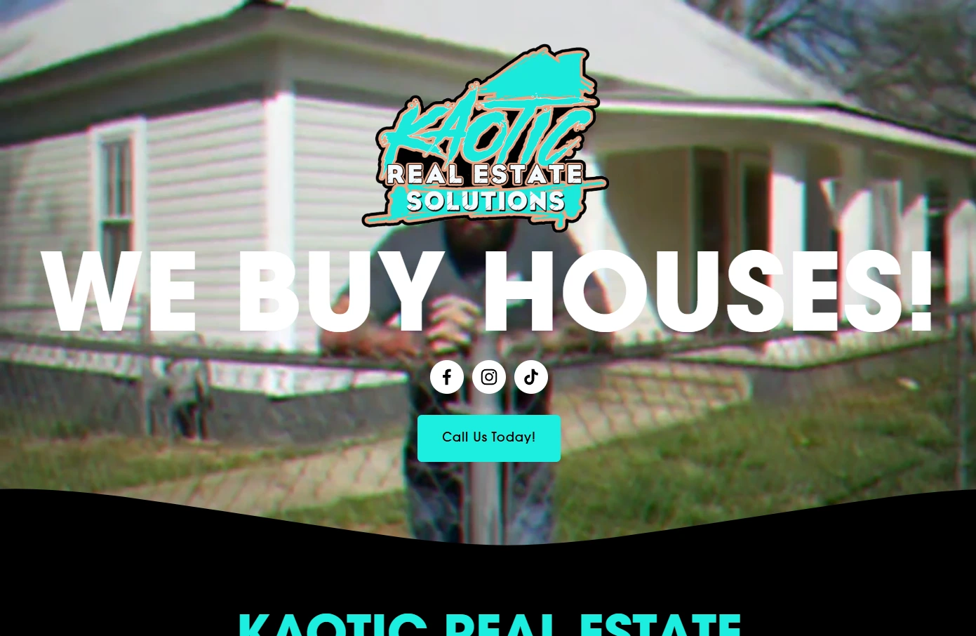 Kaotic Real Estate Solutions website design