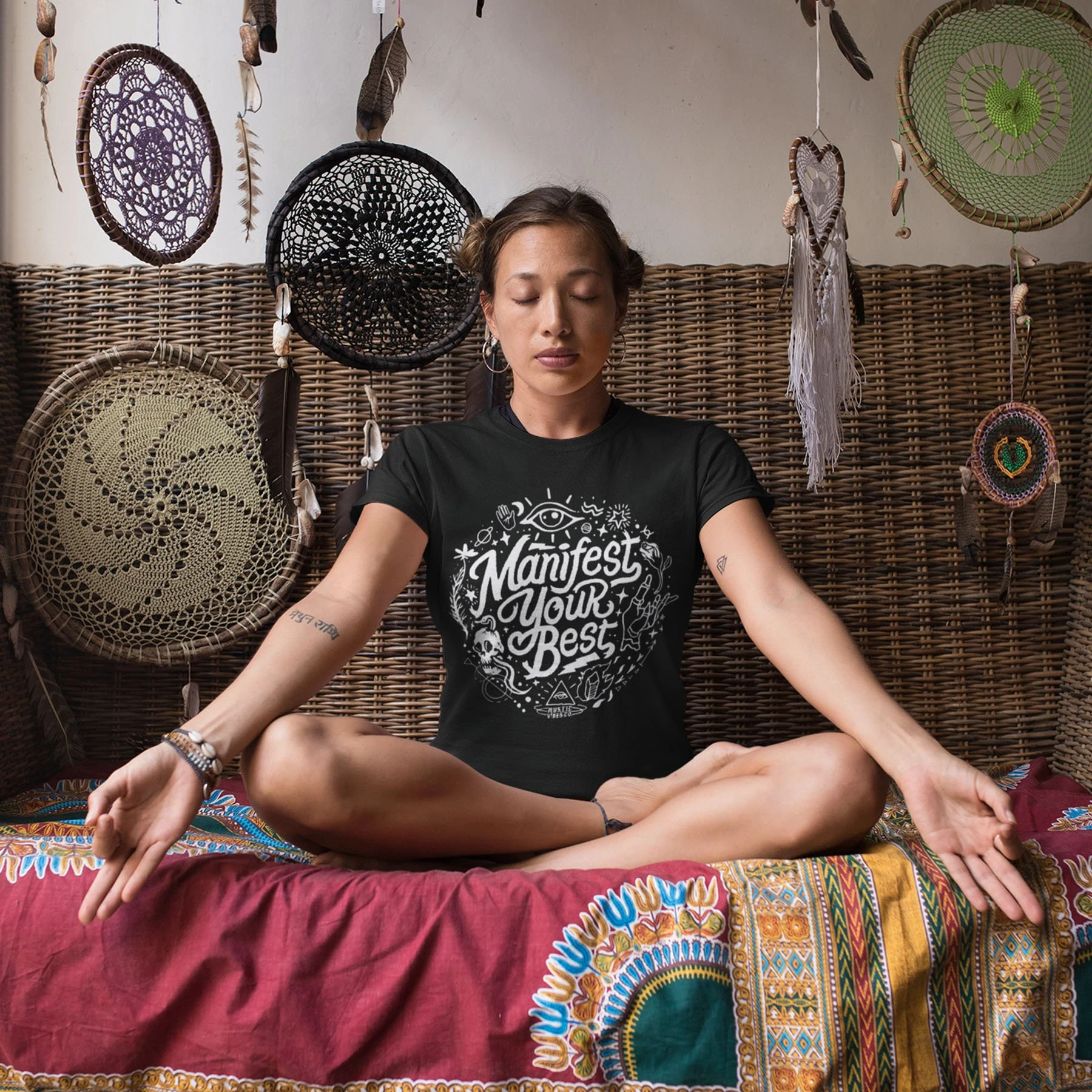 Manifest Your Best apparel design for Mystic Vibes Co.